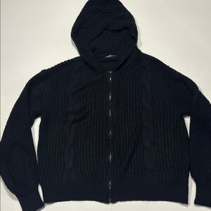 SHEIN SWEATER ZIP-UP HOODIE MEDIUM WOMEN